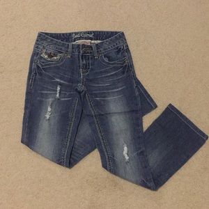 NWOT red camel bootcut jeans